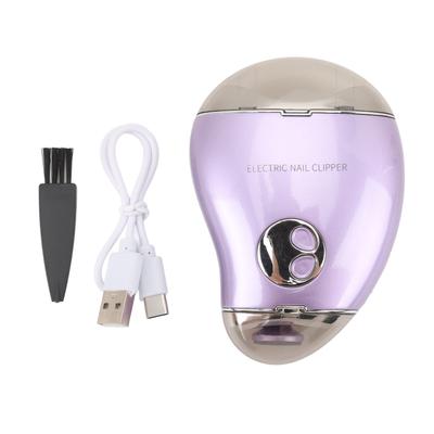 Electric Nail Clipper 3 Speed Level 500mAh Battery Comfortable Dual Head Fingernail Trimmer for
