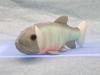 Take Off Pish Small and Colorful Fish Plush Toy - Press the Belly to Make a Beep Sound - Oikawa