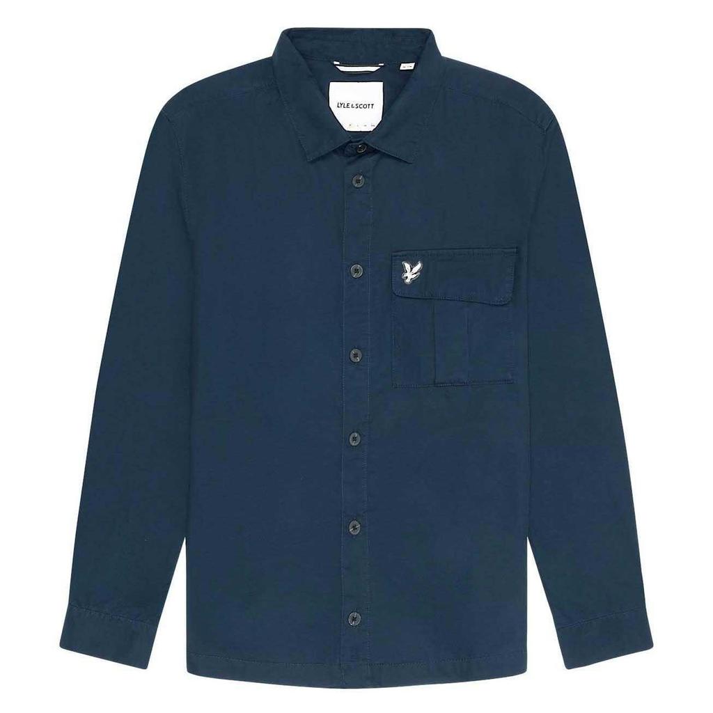 Lyle & Scott Mens Pocket Pleated Overshirt