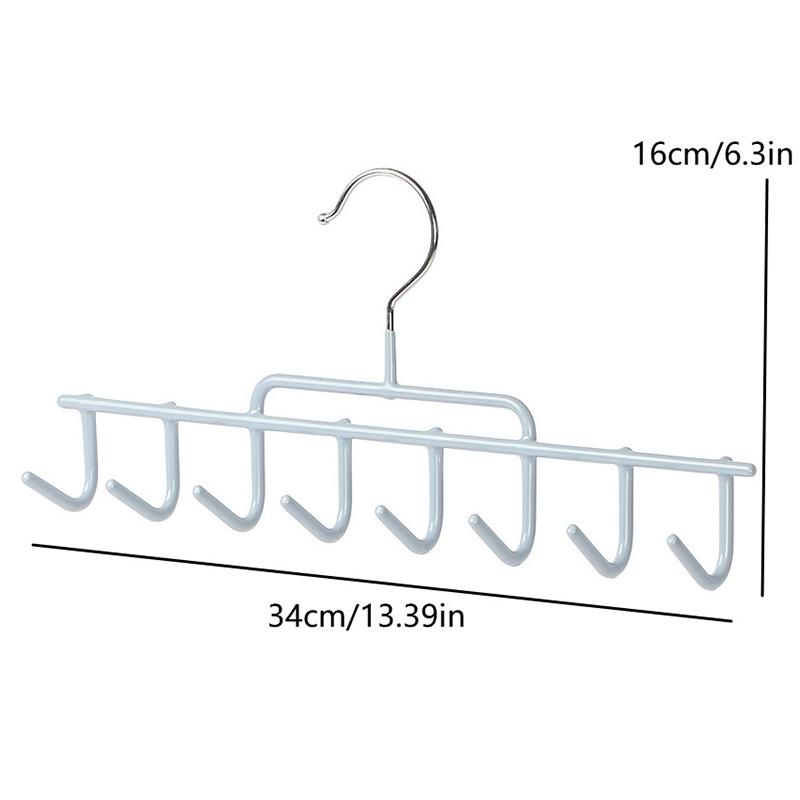 Baseball Cap Hanger, Hat Storage Rack With Hooks, Can Accommodate 8 Top Hats, Suitable For Dormitory Wall-mounted Baseball Caps.