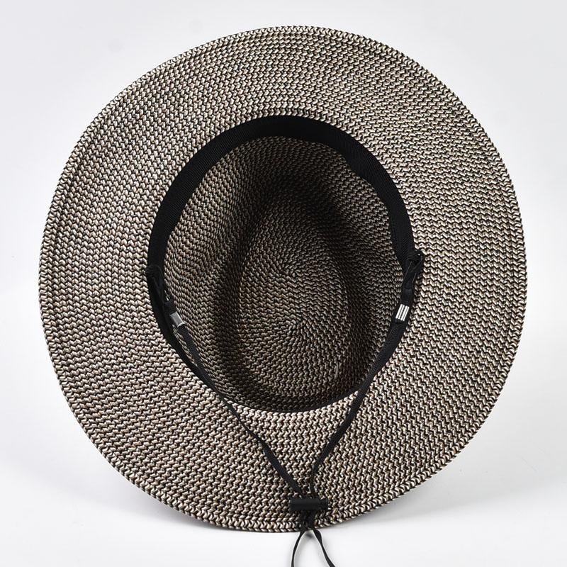 Summer Panama Straw Hats for Women Men Outdoor UV Protection Beach Sun Hat Jazz Cap Fedora