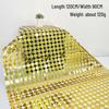 Kinetic Sequin Mirror Curtain: Shiny Round Panel for Weddings and Birthdays Backdrop