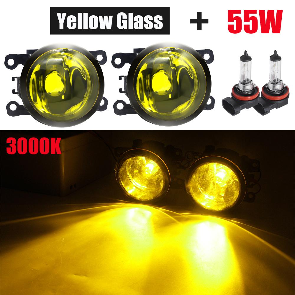 2 X Luz Antiniebla Halógena Lámpara Antiniebla Delantera de Coche 55W 100W Para Renault Duster Clio Scenic Koleos Megane Twingo Trafic Lodgy Kwid Kadjar
