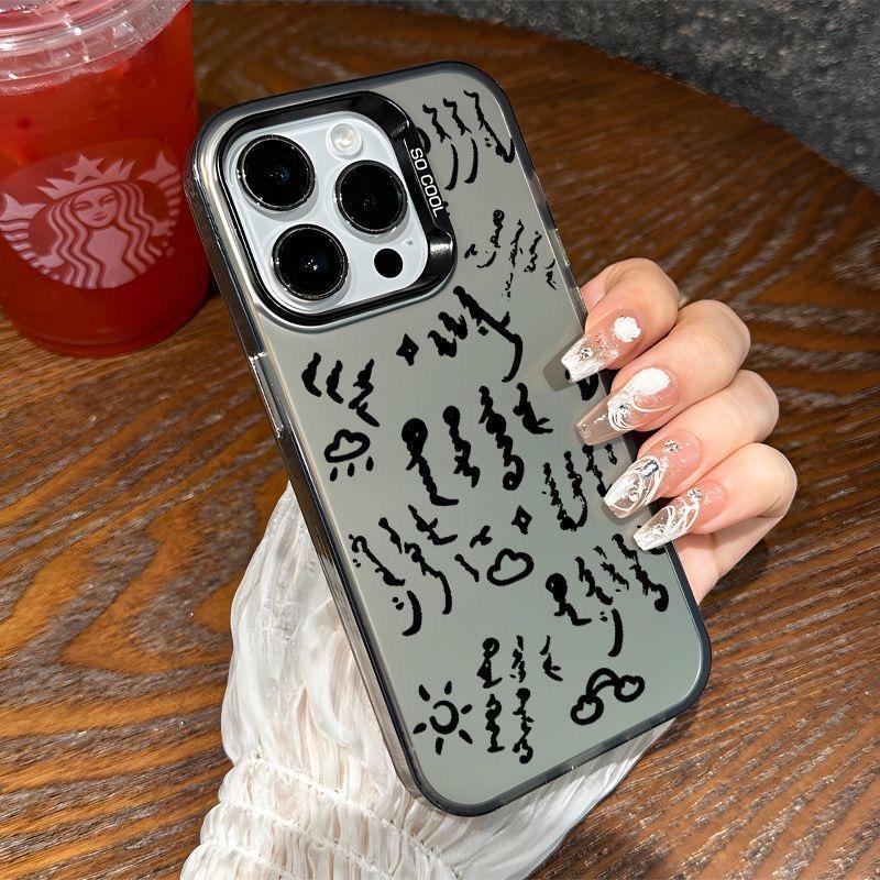 Personalized Text Shockproof Phone 16 Pro Max 15 14 13 12 11 Cover Funda Bumber For iPhone 16E Case