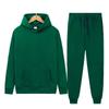 Men's Hooded Sweatsuit Set Thick Loose Pullover Tracksuit for Fall Winter Running Jogging