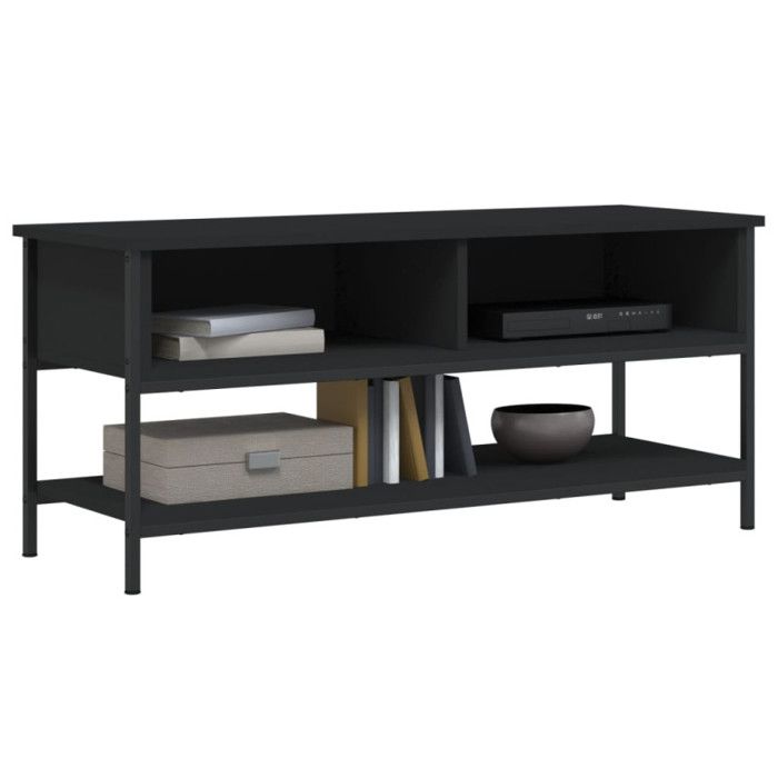 VidaXL TV Stand Black 100x35x45 Cm Engineered Wood 832783