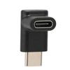 90 Grad Auf Ab Typ C Adapter Tragbar Stabil Stecker auf Buchse Adapter zum Laden Daten Video Schwarz