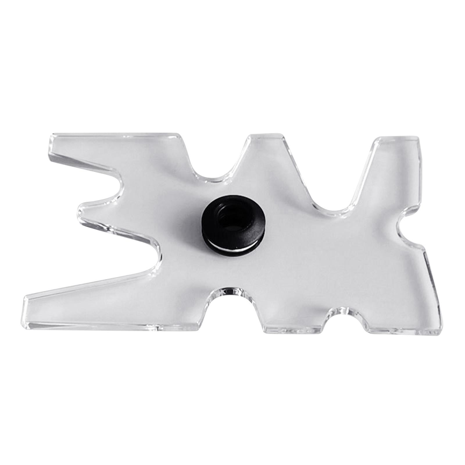 Snooker Billiards Cue Rack Acrylic Moosehead Bridge Head Replacement Portable 7 Pool Cue Rack Pool Cue Accessory
