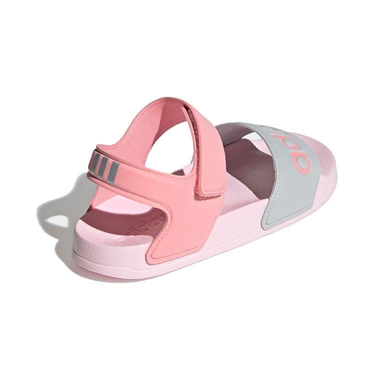 Adidas Adilette Sandals J Clear Pink Kids Sneakers Super-Pop Silver-Metallic FY8849