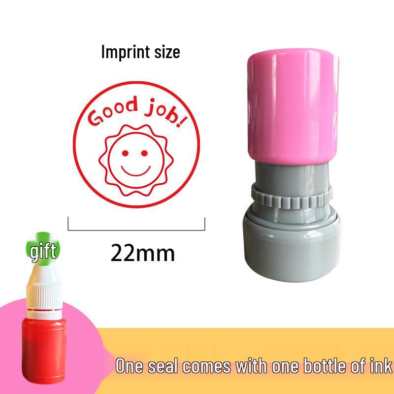 English Teacher's Grading Stamp: Encouragement and Praise for Primary Students