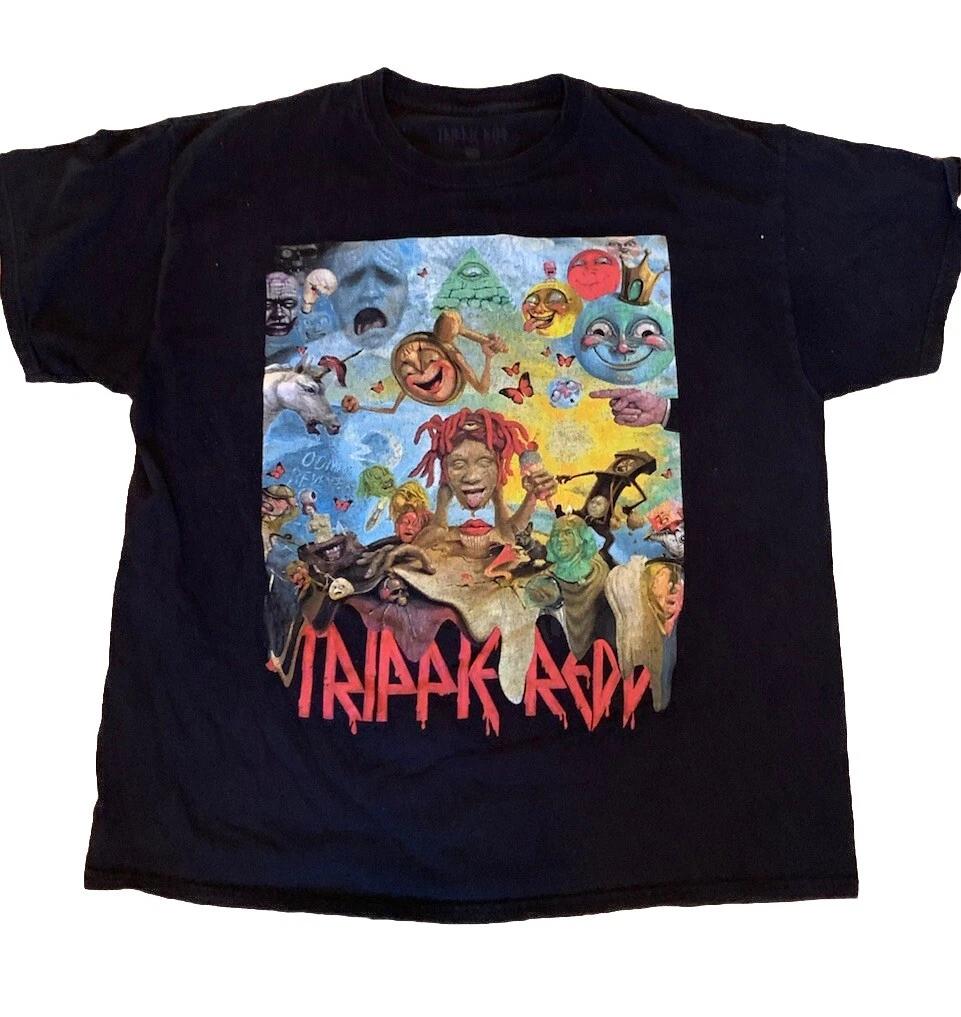 Trippie Redd Vintage Rap Hip Hop Life s A Trip Black T-Shirt 4XL