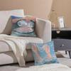 Creative Polish Art MMonika Marchewka Cushion Cover Pillowcase Short Plush Invisible zipper Room Sofa Cushion Cover