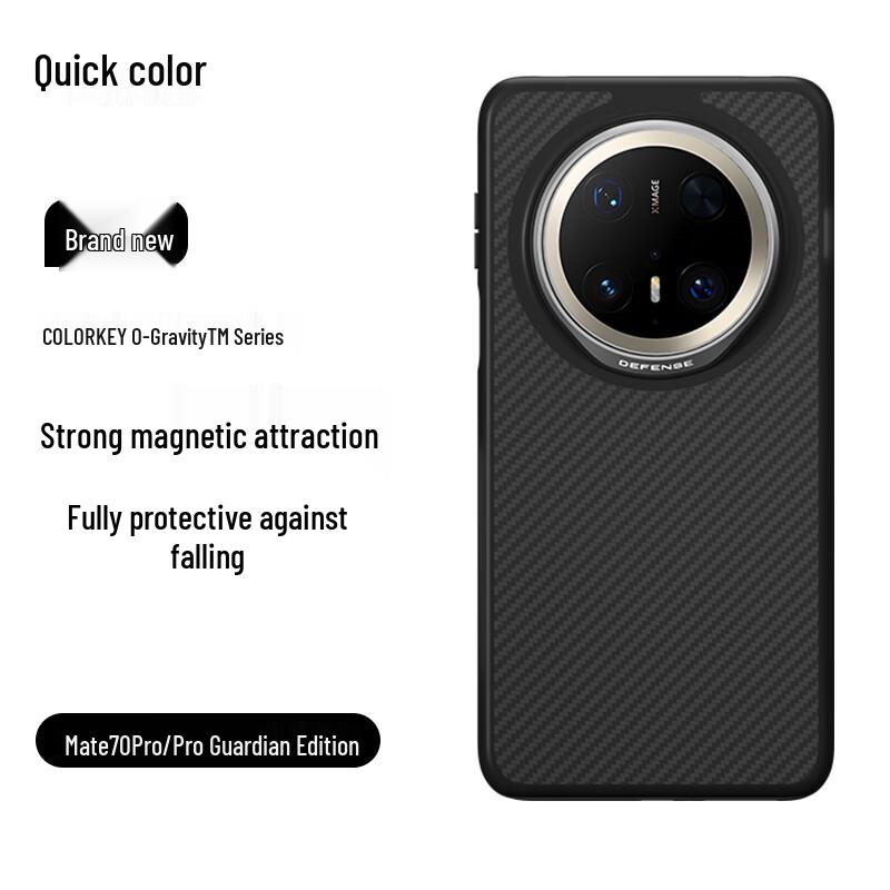 JueSe Kevlar Magnetic Anti-Drop Phone Case for Huawei Mate70 Pro