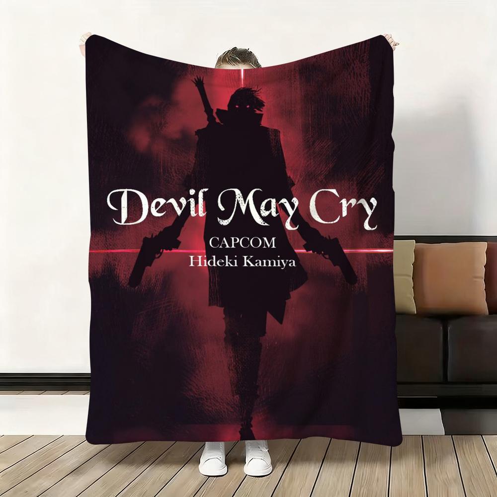 D-Devil M-May Cry-S Throw Flannel Fluffy Soft Blanket Warm Skin-Friendly Throw For Sofa Bed Office Nap Winter