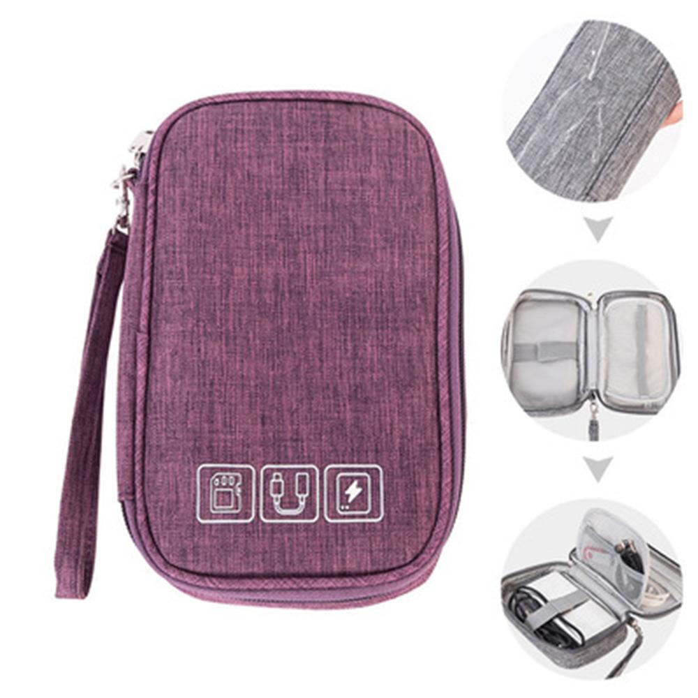 Cable Gadget Organizer Storage Bag Pouch Portable Electronic Accessories Case For Cord Charger Hard Drive Earphone USB SD Card