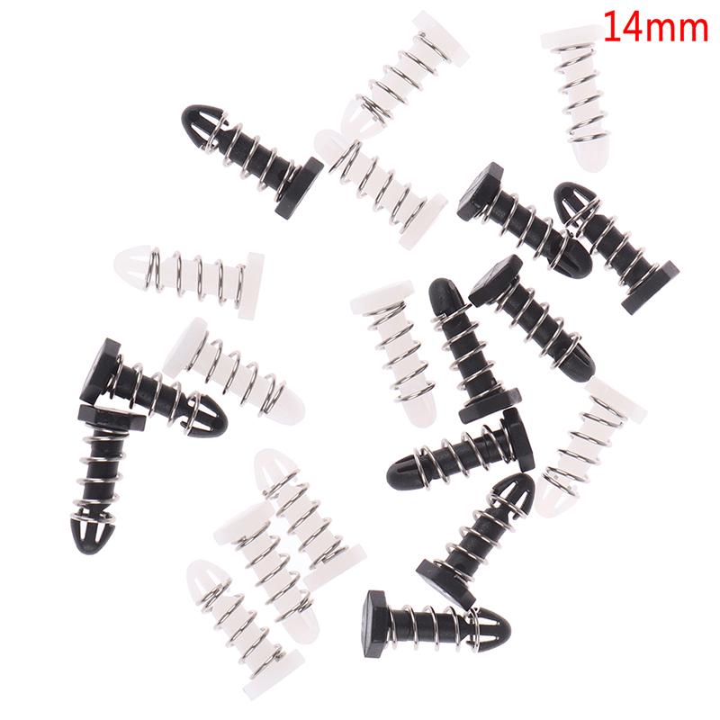 10Pcs 14Mm Plastic Nail Cooling Fan Spring Nails Heat Sink Clips
