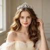 Barocke Kristall Diademe und Kronen Strass-Abschlussball Diadem Stirnband Braut Hochzeit Haar Accessoires Schmuck Krone Diadem Für Frauen
