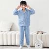 Warm Flannel Boys' Pajamas - Milk Velvet Coral Fleece Winter Sleepwear for Children