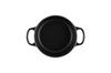 LE CREUSET Cast Iron Enamel Cocotte Ronde Pot, 18 Cm, Matte Black, Induction Oven Compatible [Official Japanese Product]