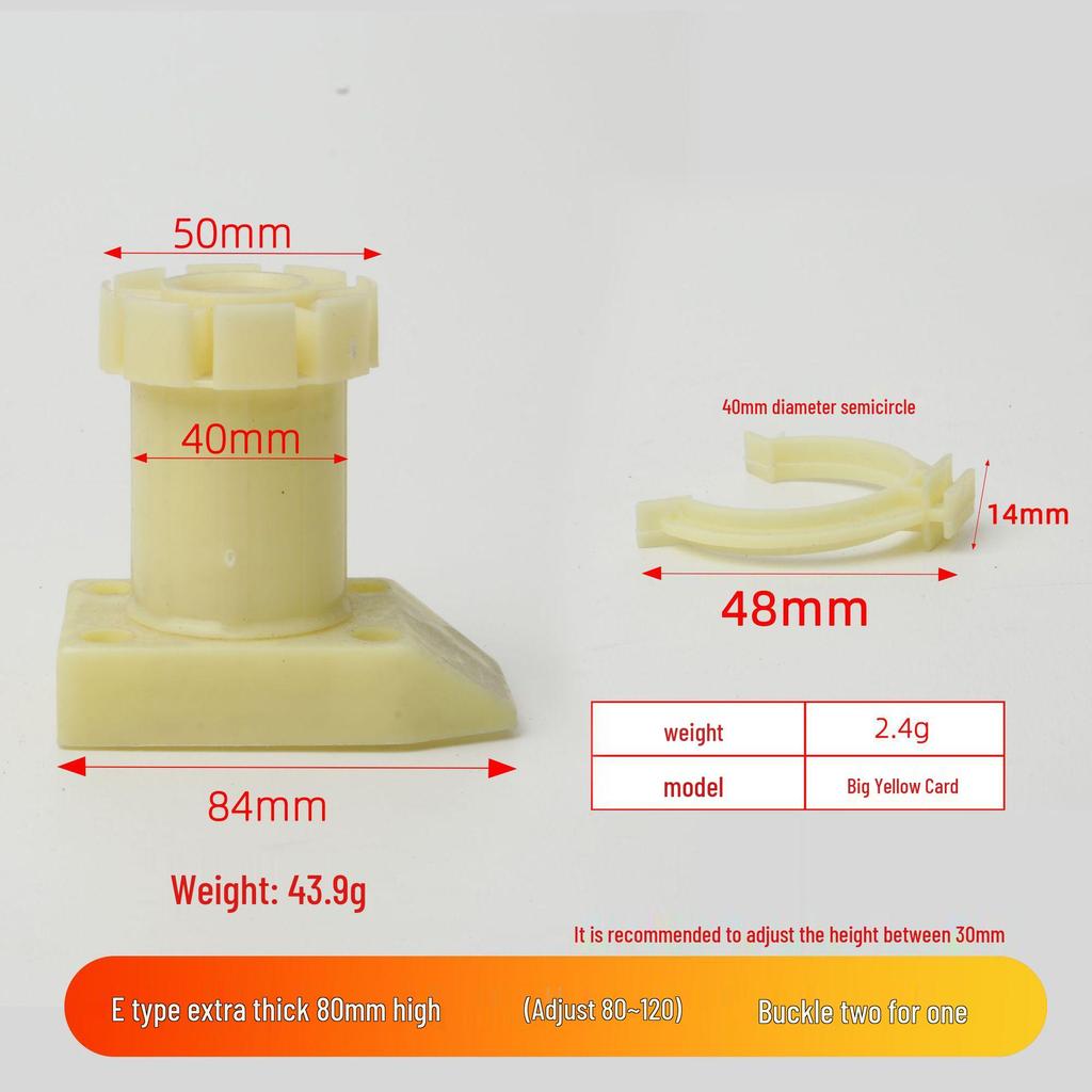 Adjustable Cabinet and Sofa Legs - Thickened ABS Plastic Support