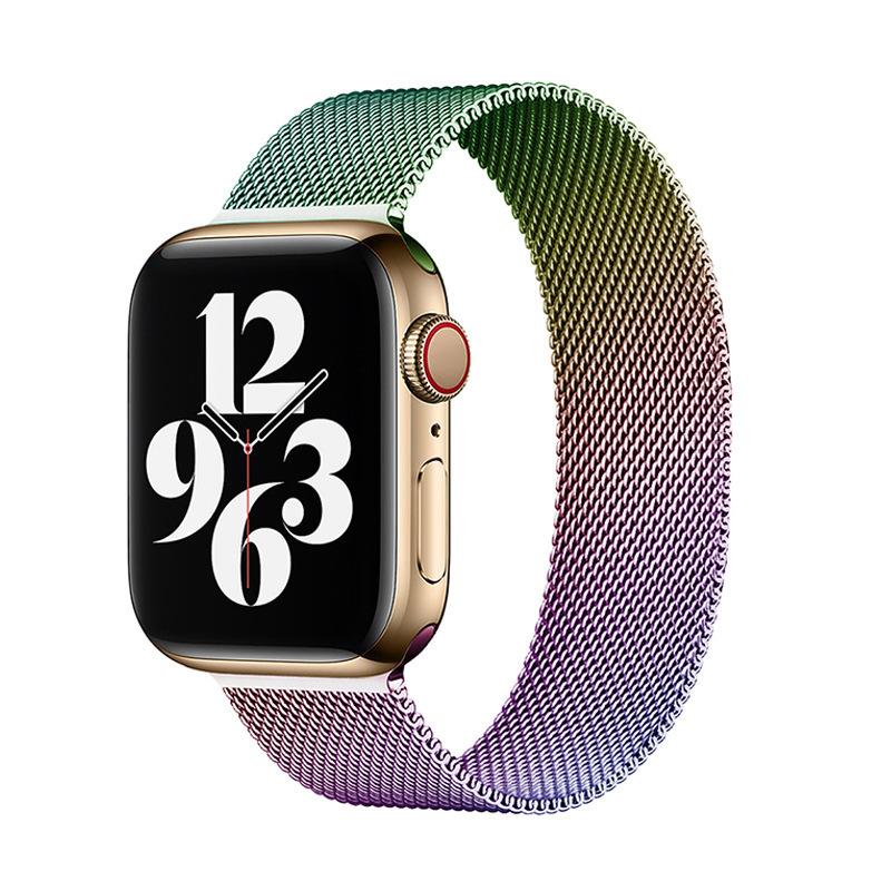 Řemínek pro Apple Watch pásek 44 mm 40 mm 38 mm 42 mm kovový Magnetická smyčka correa Příslušenství Náramek iWatch série 4 3 SE 6 7 45 mm 41 mm 49 mm