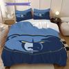 Blue Bear Logo Bedding(1 * Duvet Cover + 2 * Pillowcase, Without core)Duvet Cover and Pillowcase Bedding Set Christmas Birthday Gift Bedding