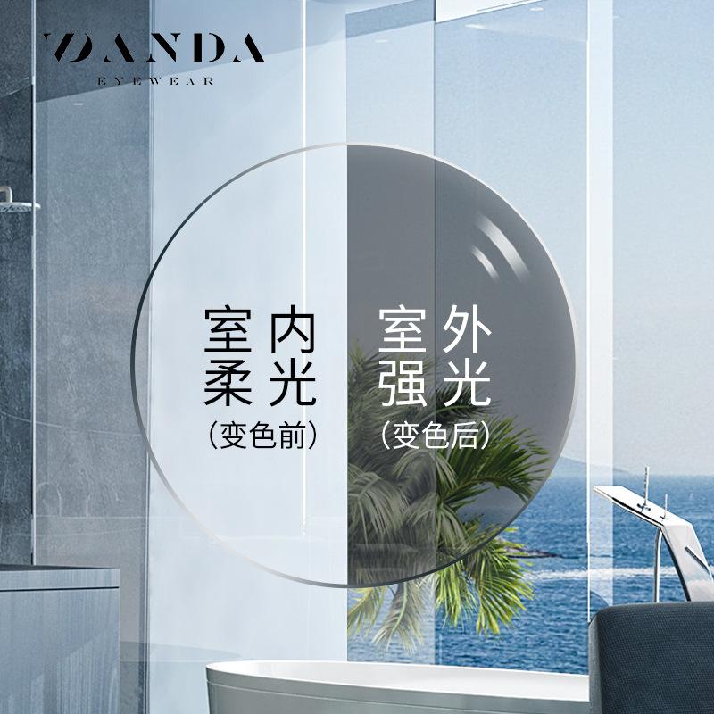 New color-changing anti-blue light glasses for both men and women, European and American style tr Plain glasses BS3512Blue light glasses