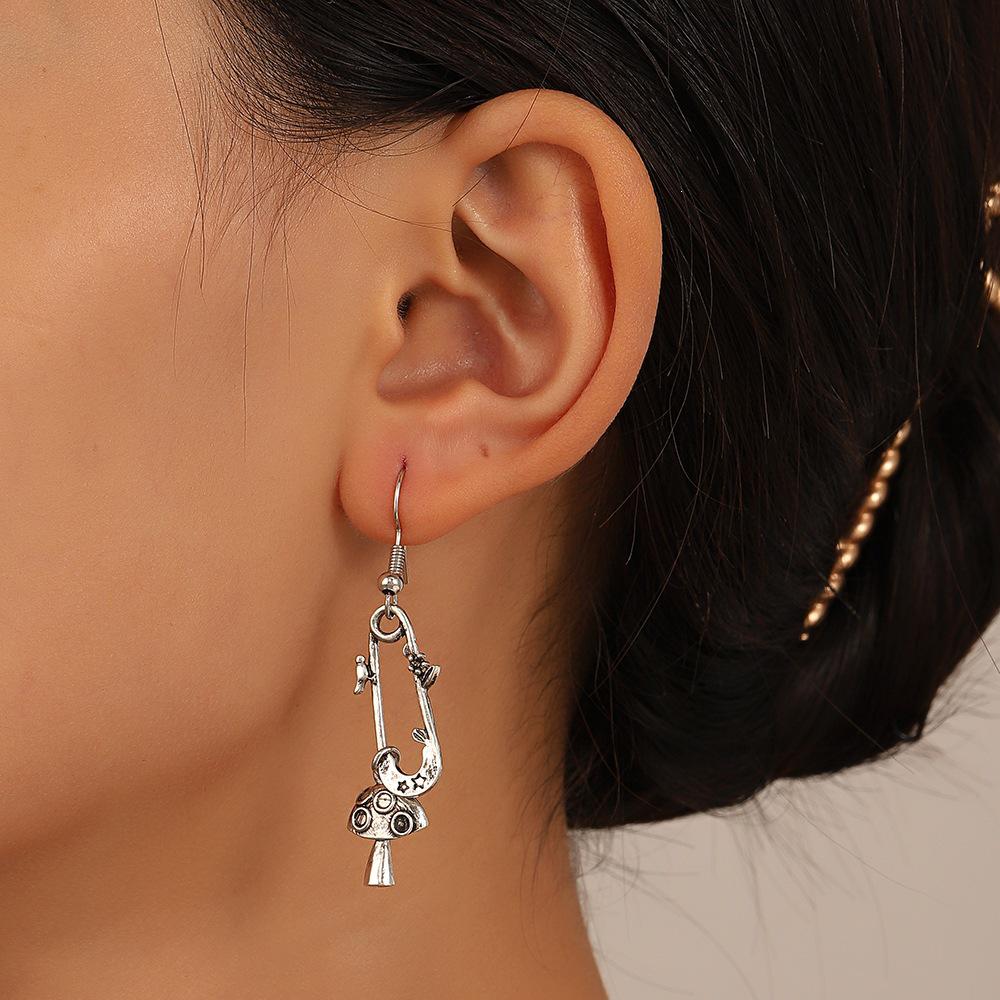 Butterfly, Snake & Sword Earrings Set: Retro European & American Style for Women - Perfect for Halloween