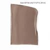 New Elastic Instant Hijab Hat Long Tail Satin Cotton Muslim Underscarf Pleated Solid Color Square Headscarf Muslim Women