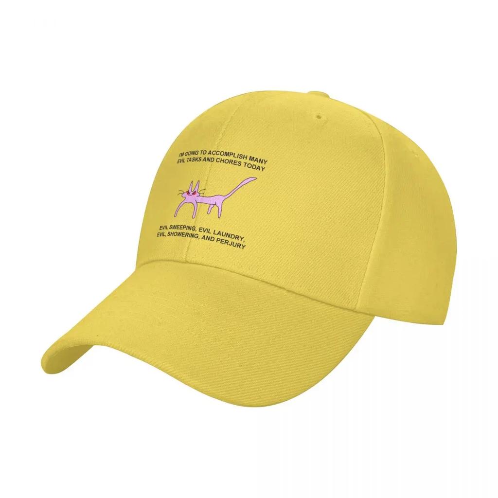 EVIL TASKS AND CHORES Baseball Cap New In Hat Luxury Cap Dropshipping Golf Hat Man Women Beach Fashion Mens