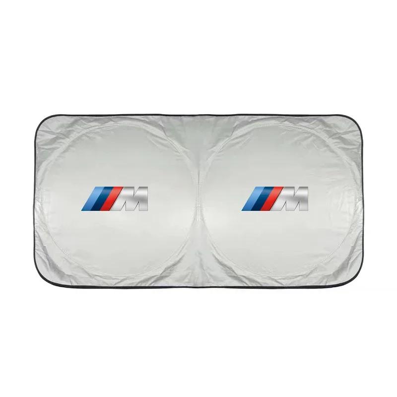 KXMHU1 Car Sticker Car Windshield Sun Shade Visor UV Protection Shield For BMW Performance M3 M4 M5 F25 F26 F15 F16 E90 E91 E92 E60 E84