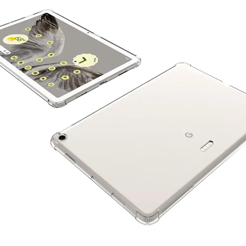 Capa transparente macia para tablet Google Pixel 2023 11 polegadas TPU antiderrapante capa de silicone para airbag para Google Pixel 2023 11"