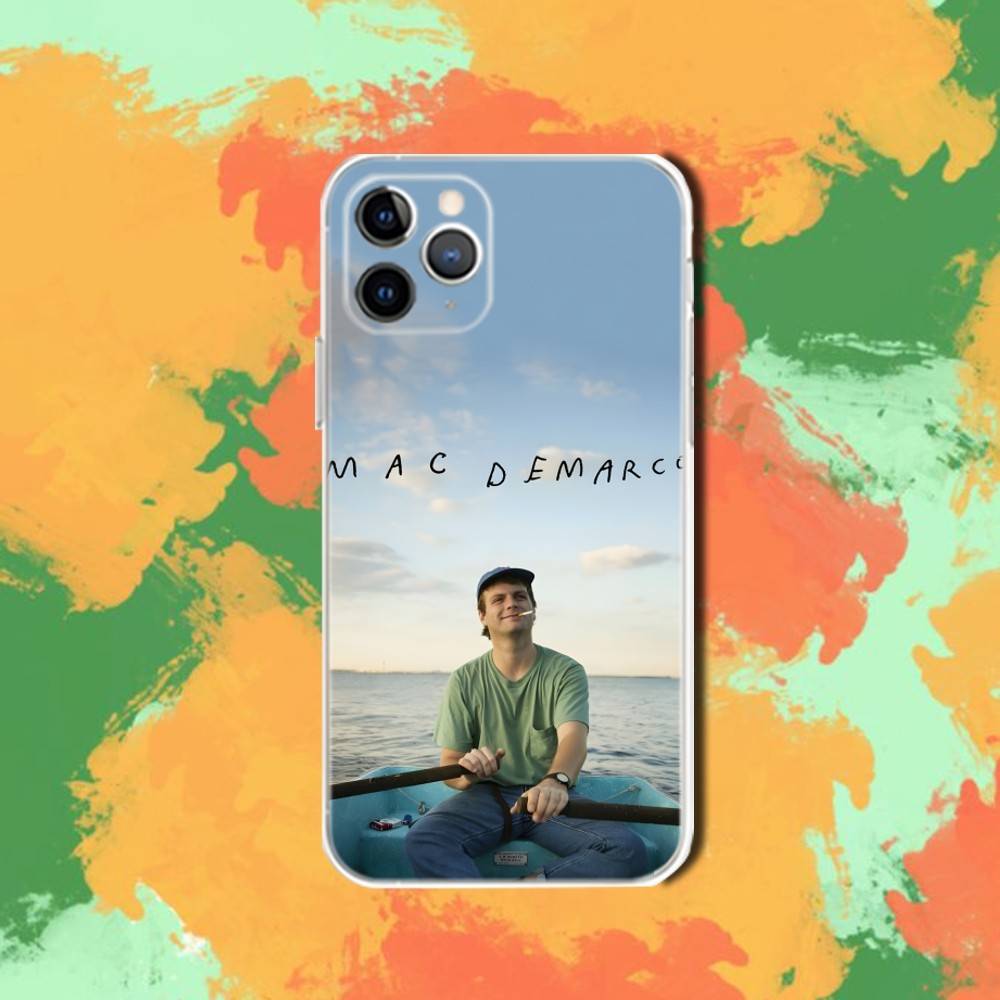 Mac Demarco Phone Case For iPhone 17,16,15,14,13,12,11,Pro,Max,Plus,Air,X,XS,XR,SE,Mini Transparent Silicone Soft
