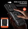 Magnetic Phone Case for Motorola Moto G35 G55 G86 G53 G34 G56 G84 G64 G45 5G G54 Slide Camera Protection Lens Ring Stand Cover