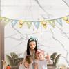 Easter Decor Easter Garland Triangle Flag Hanging Banner Easter Decoration  Home Decoration