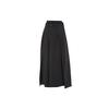 Y-3 Casual Belted Solid Wool Trousers Women Bottoms Black GV2779