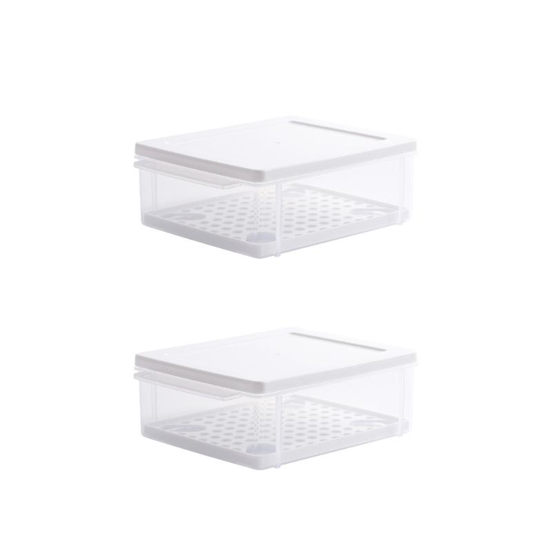 

Multipurpose Food Keepers Box Stores Toasts Breads Iced Meat Freshness Fruit Saves Space Stackable Design 1