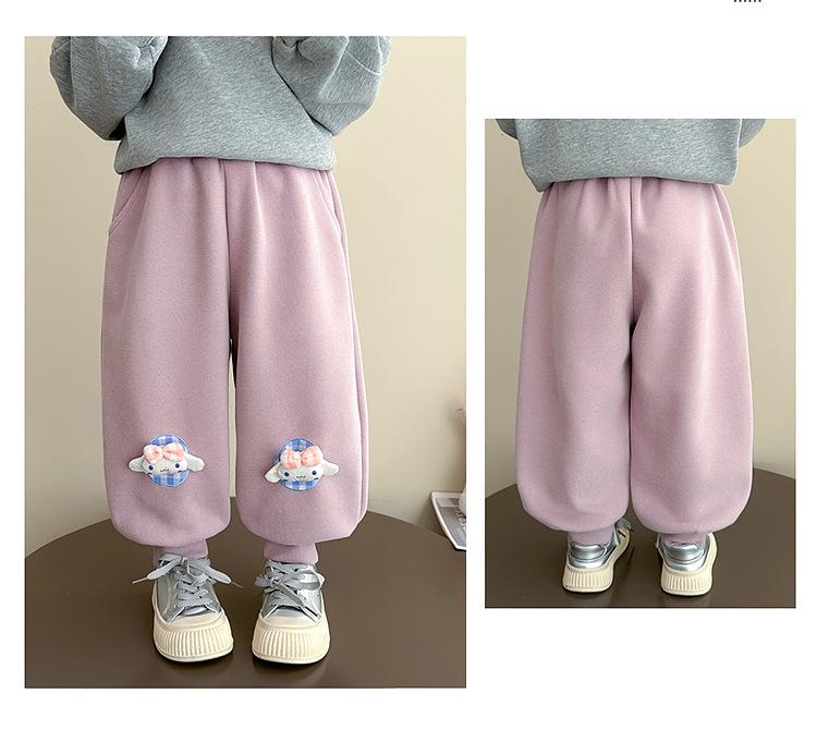 2025 New Girls' Casual Long Pants - Spring/Fall Toddler Sports Sweatpants