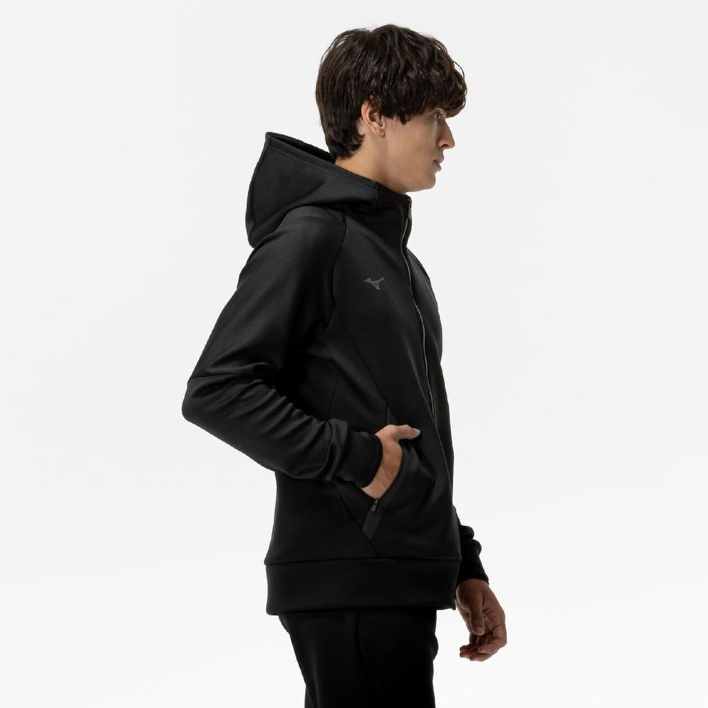 Training Stretch Sweat Size L Wear, Hoodie, Tracksuit, Sportswear, 32MCC050, Unisex, Black,