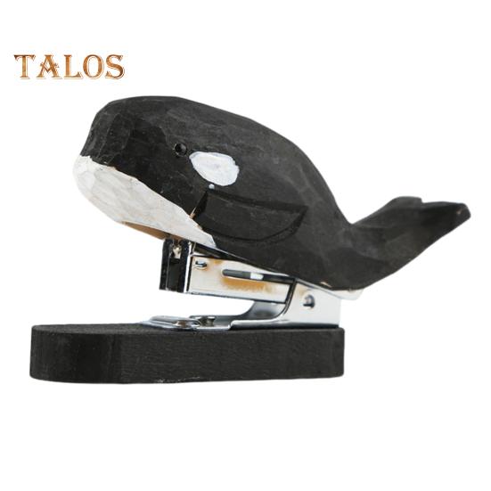 

Мини-степлер в виде животных, прочный ручной степлер для офиса, уникальный декоративный степлер для детей и взрослых, школьные принадлежности Whale