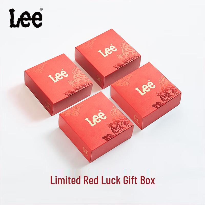 Lee Men's Lucky Red Cotton Boxer Briefs (2-Pack)