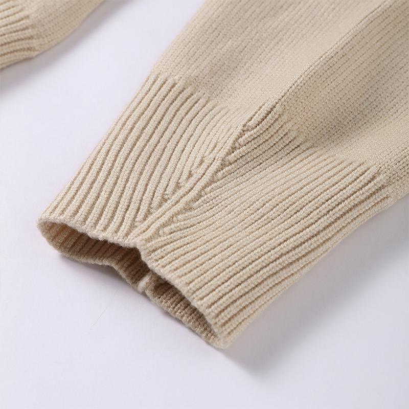 Women Sweaters Knit Basic Pullover Long Sleeve Round Neck Solid Spring Streetwear Knitwear Loose Elegant Jumper Female Tops