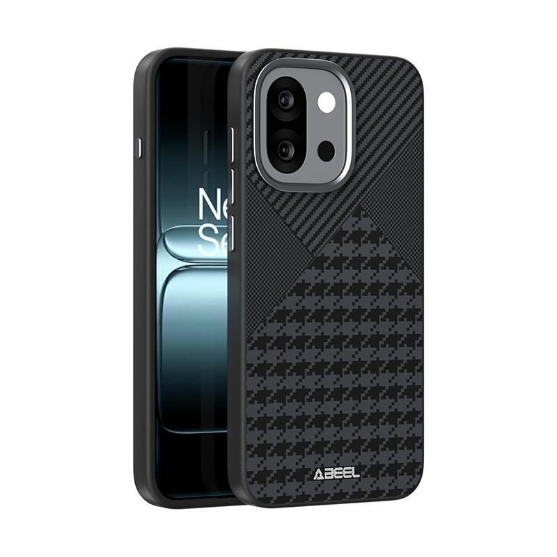 For Oneplus 13S 1+ 13T Case Magsafe Thin Carbon Fibre Style Lens Protection Bumper Leather Matte Grip Sturdy Case Cover Carcasa