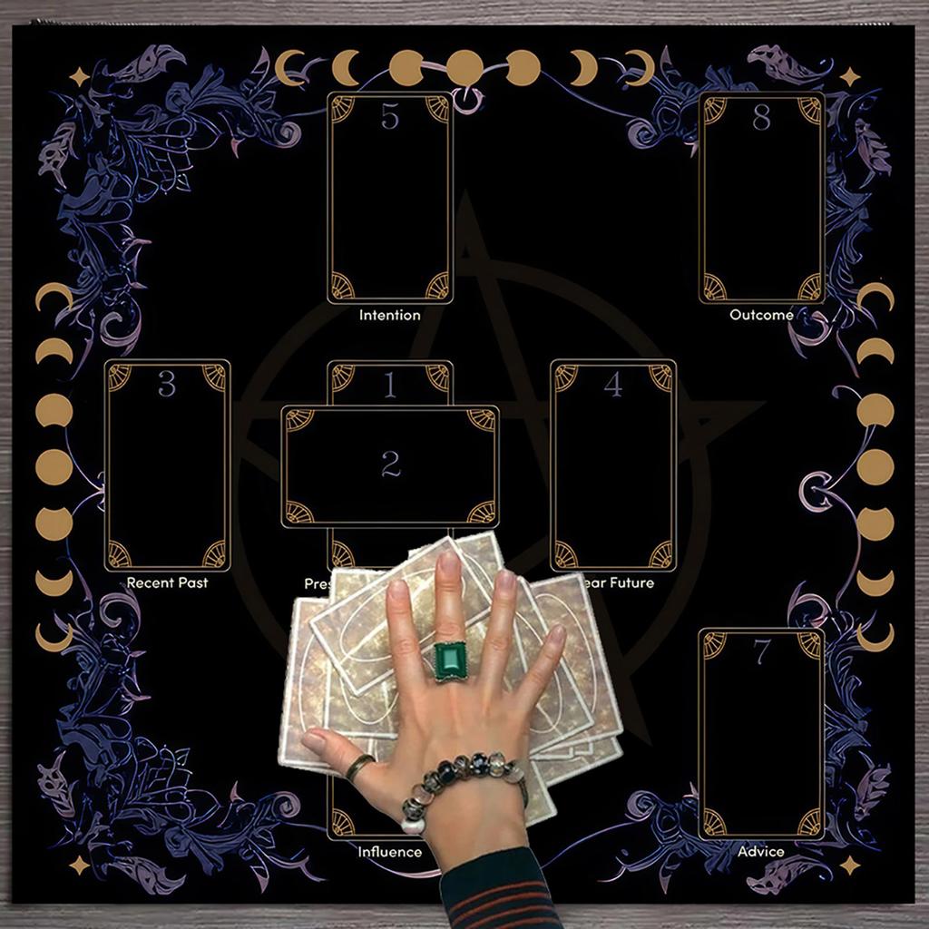 Divinations Tischdecke Lesekarte Astrologie Tarots Karten Tischdecke Altartuch Divinations Brettspiel Zubehör