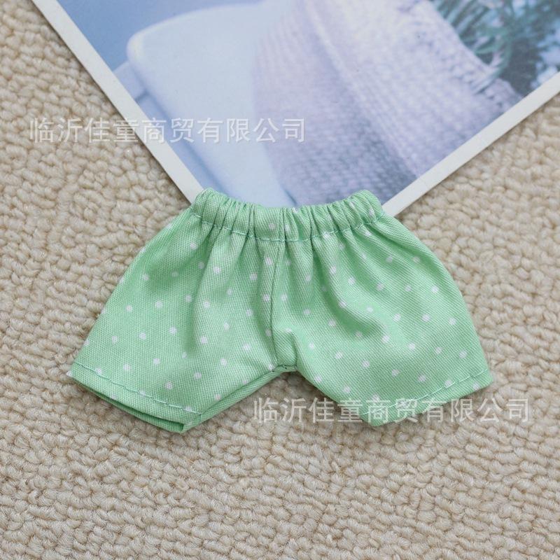 Labubu Doll Clothing Headmaster Dog Floral Dress 17cm Plush Doll Clothing Accessories Labubu I II Idol Doll Sitting Party