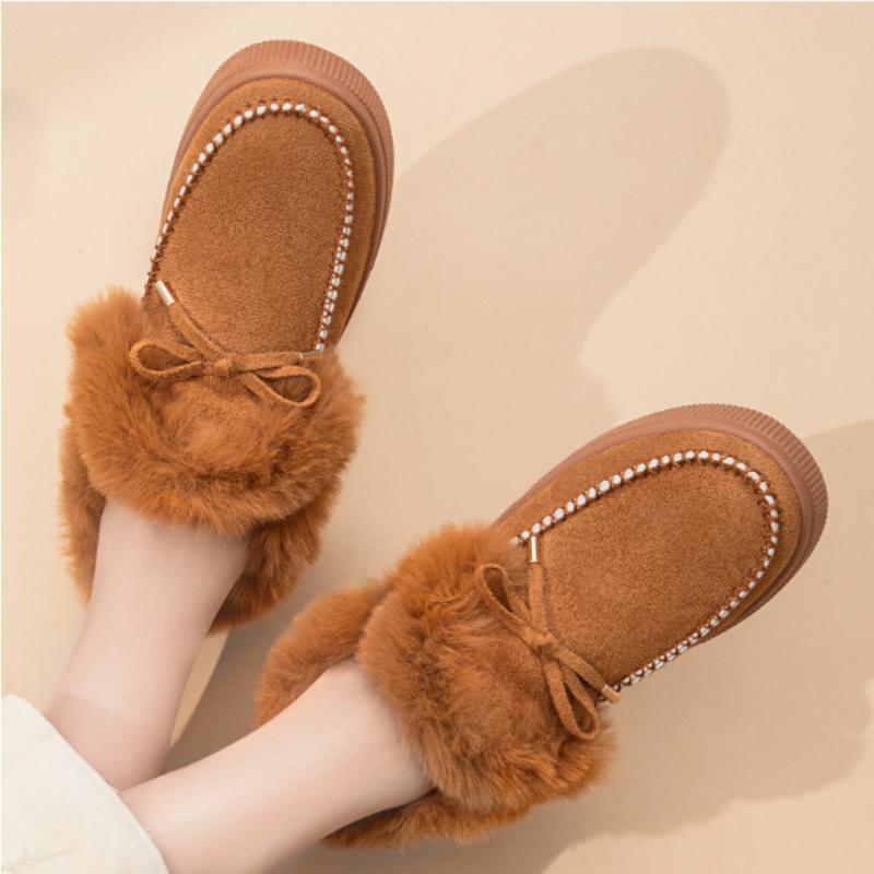 Winter Fashion Warm Comfortable Slip-On Shoes Versatile Casual Shoes