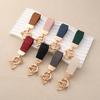 Luxury PU Leather Anti-Lost Motorcycle Car Keychain Pendant