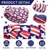 Headband Soft Cloth Independence Day Headband with Flag Stars Stripes Design Holiday Patriotic Hairband Hair Accessories