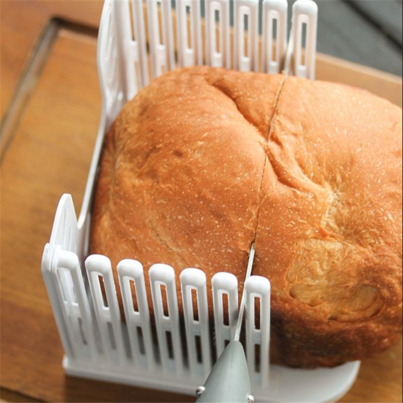 Bread Toast Sandwich Slicer Cutter Mold Maker Kitchen Guide Slicing Tools