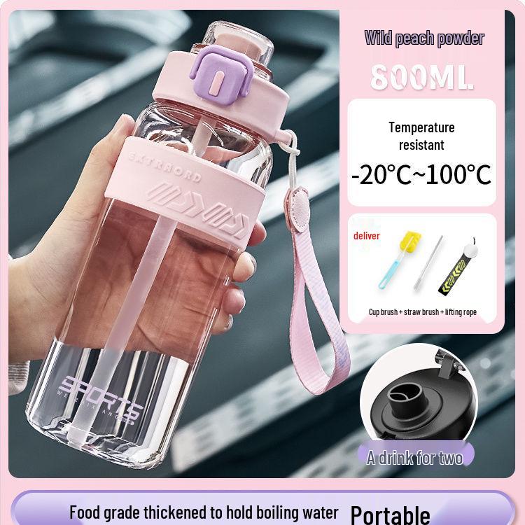 

Летняя портативная спортивная бутылка для воды для мальчиков 2025 года - Устойчивая к высоким температурам, Большой емкости, Идеальна для фитнеса и активного отдыха Cup 800ml